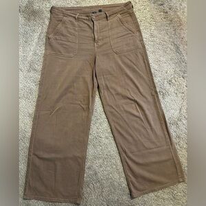 American Eagle Outfitters Brown Baggy Wide Leg Pants